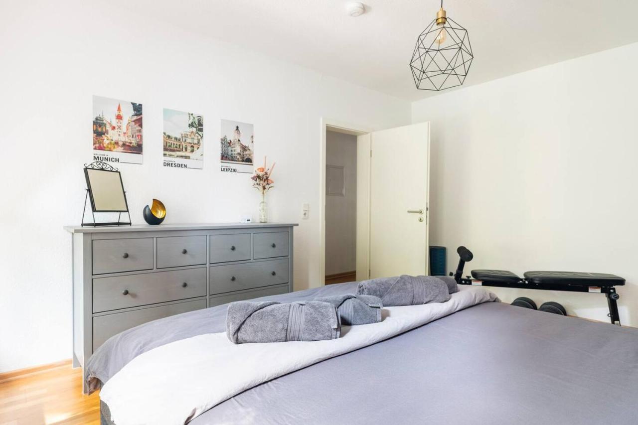 Super Zentrale, Gemutliche Wohnung Mit Balkon Λειψία Εξωτερικό φωτογραφία